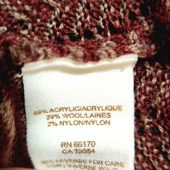 Free People Burgundy Stripe Knit Dress - Picture 8 of 10